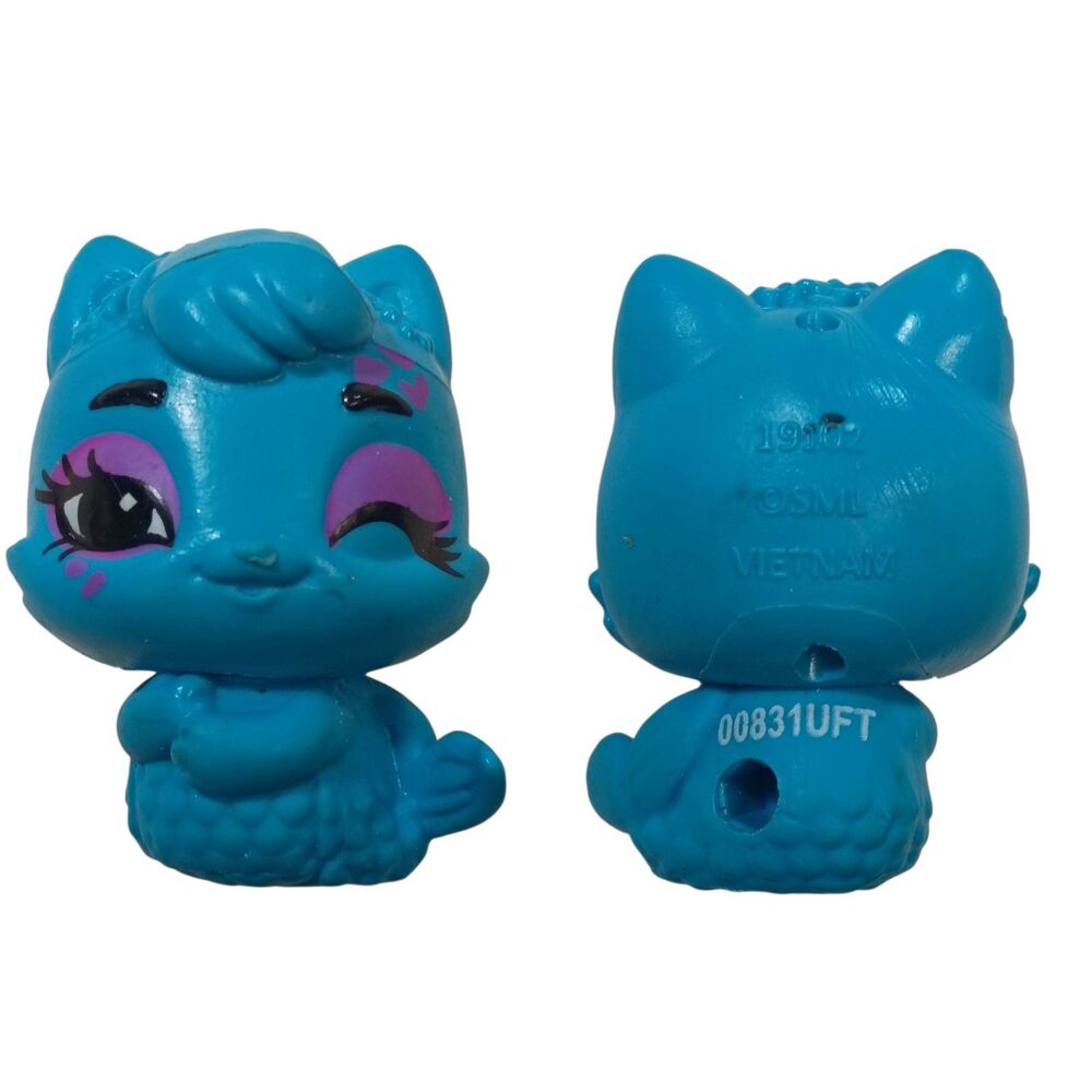 Hatchimals Wilder Wings Blue Mermaid Cat Mini Figure Without Wings